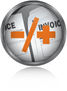 Accounting imagery featuring invoices and symbols